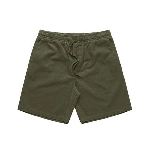 ARMY cord-shorts-18"-army